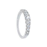 Ring Babila Milano Woman For Ever in White Gold Diamante 196609